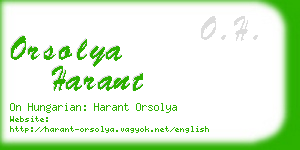 orsolya harant business card